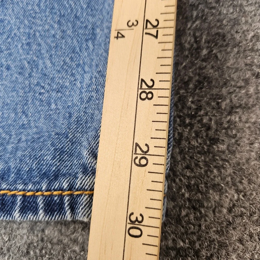 Levis Strauss & Co Mens Straight Leg Denim‎ Jeans Medium Wash Blue W42 L30
